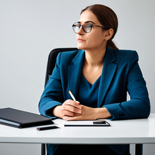 Home 14 A professional adult in a modest, smart business casual outfit, sits calmly at a modern desk, holding a discreet nicotine lozenge. The scene emphasizes focus and determination in a quiet office environment, reflecting a journey towards freedom from addiction. The subject has perfect anatomy, correct proportions, natural pose, well-formed hands, proper finger count, and natural body proportions. Fully clothed, appropriate attire, modest clothing, safe for work, appropriate content, professional photography, high quality.