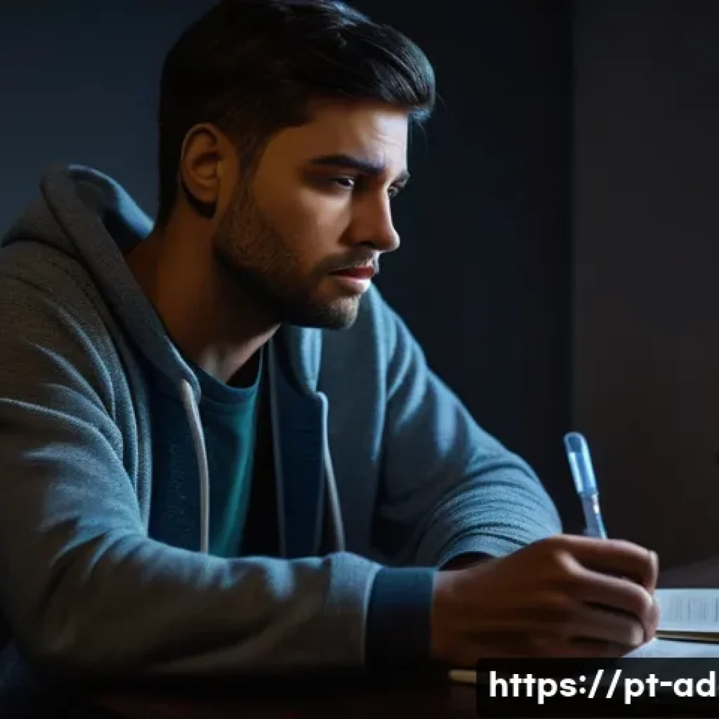 마약 중독과 정신 건강 - A detailed, realistic digital illustration of a young adult male showing visible signs of emotional ...